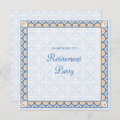 Muster und Grenzen 2 Party Einladung für die Alter (Vorne/Hinten)