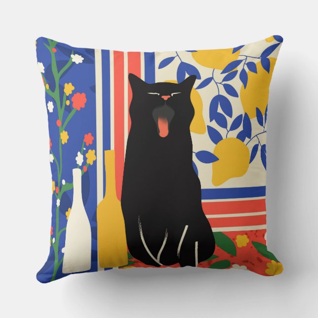 Muster und Muster Kissen (Rückseite)