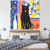 Muster und Muster Leinwanddruck (Insitu (Schlafzimmer))