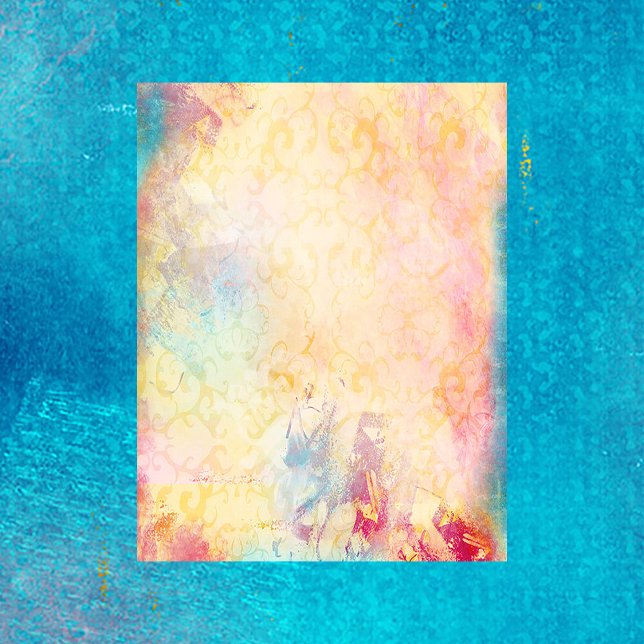 Muster und Paint Gold Wirbel Scrapbook Paper (Von Creator hochgeladen)