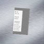 Muster und Streifen drehen Magnetische Visitenkarte (Beispiel)