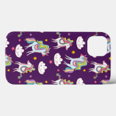 Muster Unicorn Funny Magic Horse Case-Mate iPhone Hülle (Rückseite (Horizontal))