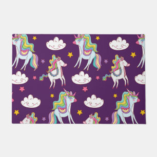 Muster Unicorn Funny Magic Horse Fußmatte