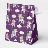 Muster Unicorn Funny Magic Horse Geschenkschachtel (Rückseite)
