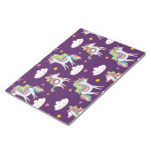 Muster Unicorn Funny Magic Horse Notizblock (angewinkelt)