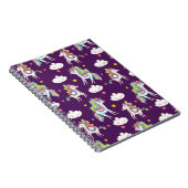 Muster Unicorn Funny Magic Horse Notizblock (Rechte Seite)