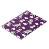 Muster Unicorn Funny Magic Horse Notizblock (Linke Seite)