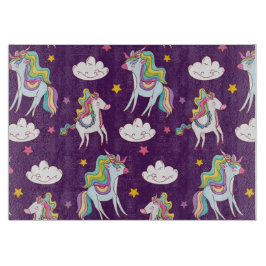 Muster Unicorn Funny Magic Horse Schneidebrett