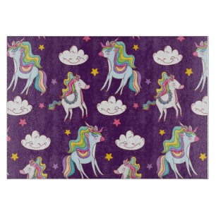 Muster Unicorn Funny Magic Horse Schneidebrett