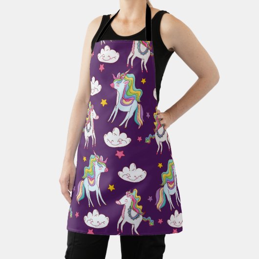 Muster Unicorn Funny Magic Horse Schürze (InSitu)