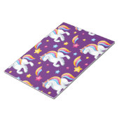 Muster Unicorn Magic Horse Niedlich Notizblock (angewinkelt)