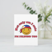 Muster unter philippinischer Flagge Postkarte (Stehend Vorderseite)