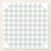 Muster - Untersetzer aus Schwarz und Weiß (Rückseite)