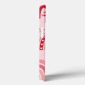 Muster Valentine 2024 Hintergrund mit Herz-Liebe Case-Mate iPhone Hülle (Rückseite / Rechts)