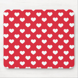 Muster Valentine Hintergrund mit Herz-Liebe Mousepad