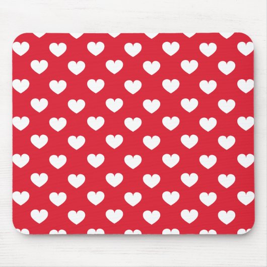 Muster Valentine Hintergrund mit Herz-Liebe Mousepad (Vorne)
