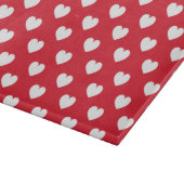 Muster Valentine Hintergrund mit Herz-Liebe Schneidebrett (Ecke)