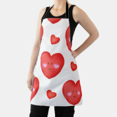 Muster Valentine Hintergrund mit Herz-Liebe Schürze (InSitu)