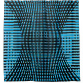 Muster verloren gegangener Streifen Duschvorhang (Vorderseite)