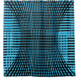 Muster verloren gegangener Streifen Duschvorhang