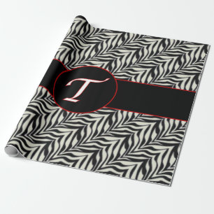 Muster-Verpackungs-Papier des Monogramm-T Geschenkpapier