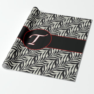 Muster-Verpackungs-Papier des Monogramm-T Geschenkpapier