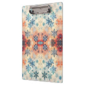 Muster Vintager Schneeflocken - Zwischenablage Klemmbrett (Links)