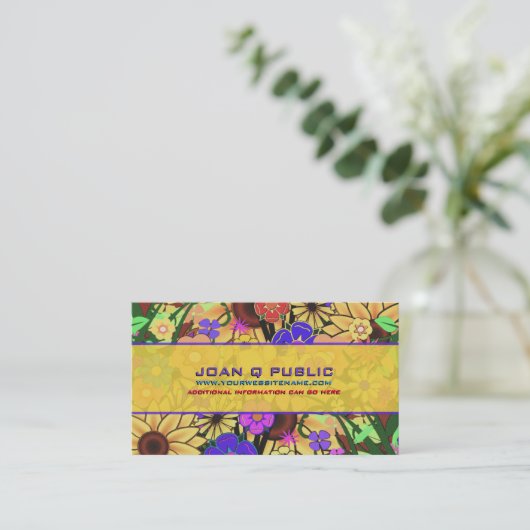 Muster Visitenkarte (Stehend Vorderseite)