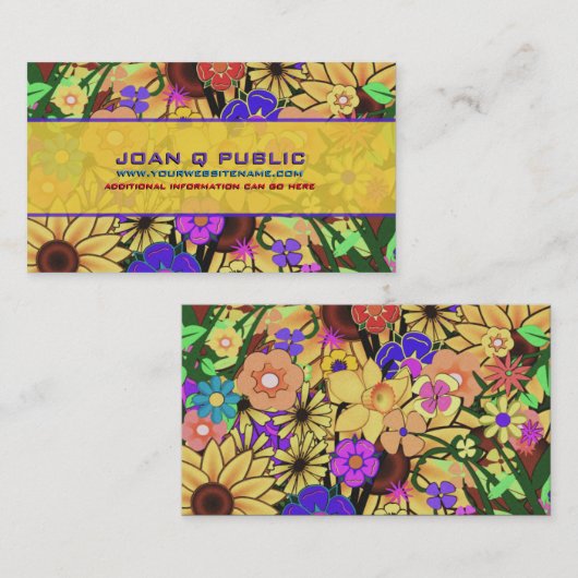 Muster Visitenkarte (Vorne/Hinten)