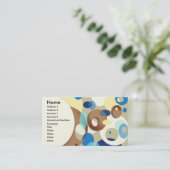 Muster-Visitenkarte 01 Visitenkarte (Stehend Vorderseite)