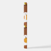 Muster von Bären, Niedlichen Bären, Fall, Kürbiski iPhone Hülle (Rechte Seite)