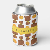 Muster von Bären, Niedlichen Bären, Kürbis, Ihr Na Dosenkühler (Kanne Vorderseite)