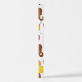 Muster von Bären, Niedlichen Bären, Kürbis, Ihr Na iPhone Hülle (Linke Seite)