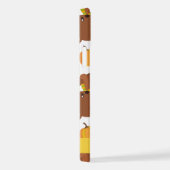 Muster von Bären, Niedlichen Bären, Kürbis, Ihr Na iPhone Hülle (Rechte Seite)