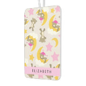 Muster von Bären, Teddybären, Sternen, Ihr Name Autolufterfrischer (Links)