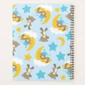 Muster von Bären, Teddybären, Sternen, Ihr Name Planer (Rückseite)