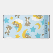 Muster von Bären, Teddybären, Sternen, Ihr Name Schreibtischunterlage (Vorderseite)