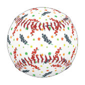 Muster von Beeren, Rotzbeeren, Blaubeere, Obst Baseball (Vorderseite)