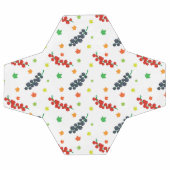 Muster von Beeren, Rotzbeeren, Blaubeere, Obst Fußball (Flach)