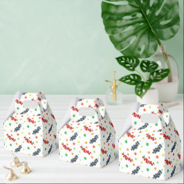 Muster von Beeren, Rotzbeeren, Blaubeere, Obst Geschenkschachtel