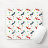 Muster von Beeren, Rotzbeeren, Blaubeere, Obst Mousepad (Mit Mouse)