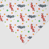 Muster von Beeren, Rotzbeeren, Blaubeere, Obst Seidenpapier (Ausschnitt)