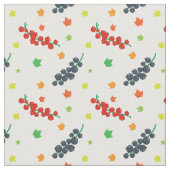 Muster von Beeren, Rotzbeeren, Blaubeere, Obst Stoff (Nahaufnahme)