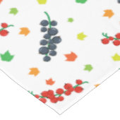 Muster von Beeren, Rotzbeeren, Blaubeere, Obst Tischdecke (Schrägansicht)