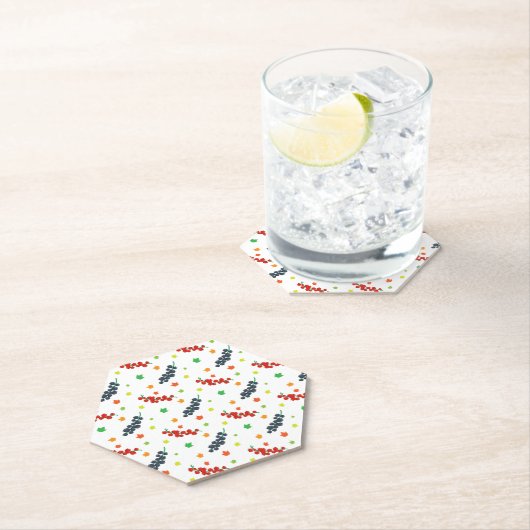 Muster von Beeren, Rotzbeeren, Blaubeere, Obst Untersetzer (Vor Ort)