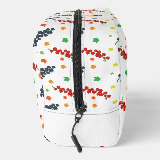 Muster von Beeren, Rotzbeeren, Blaubeere, Obst Waschbeutel (Rechts)