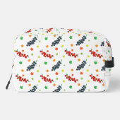 Muster von Beeren, Rotzbeeren, Blaubeere, Obst Waschbeutel (Rückseite)