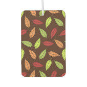 Muster von Blätter, farbenfrohe Blätter, Herbstblä Autolufterfrischer (Vorderseite)