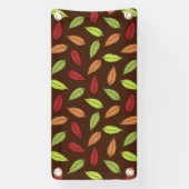 Muster von Blätter, farbenfrohe Blätter, Herbstblä Banner (Vertikal)