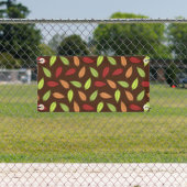 Muster von Blätter, farbenfrohe Blätter, Herbstblä Banner (Insitu)